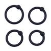 4PCS Penis Rings Cock Rings Penis Sleeve Penis Trainer Delay Ejaculation High Elasticity Time Lasting Sex Toys For