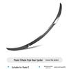 Influencer-Endorsed Carbon Fiber Rear Spoiler Kit for Tesla Model 3