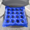 Single person wheelchair portable anti pressure ulcer square seat cushion PVC thick perforated breathable inflatable cushion