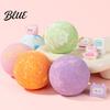Spa Bath Ball Salt with Surprise Toy Inside Fruity Floral Plants Extract Handmade Natural Sea Bubble Women Men SPA Gift