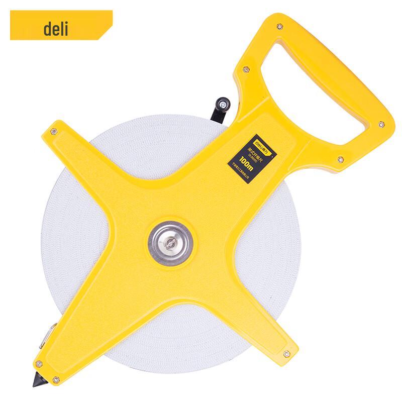 Deli 100m Steel Tape Measure 100m x 12.5mm