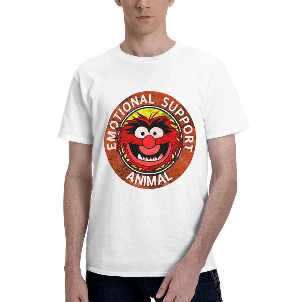 Vintage Muppets Animal 100 Cotton TShirt Mens Fashion T Shirts Men Round Neck Short Sleeve S6XL