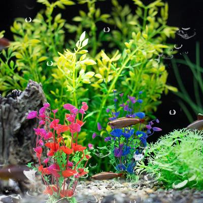 Simulation Aquarium Plants Artificial Underwater Weeds Fish Tank Decoration Reptile Box Aquarium Ornaments Accessories