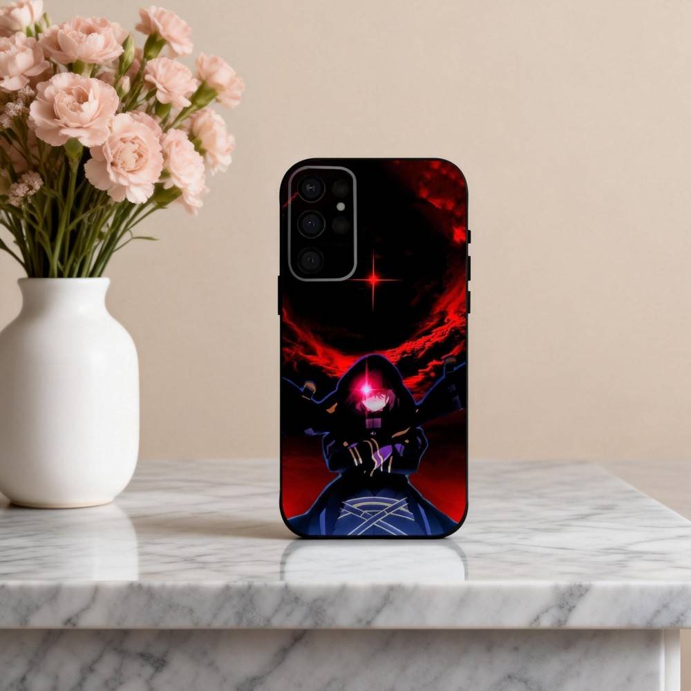Manga The E-Eminence In S-Shadow Phone Case For Samsung S25,S24,S21,S22,S23,S30,Ultra,S20,Plus,Others Soft Black Cover