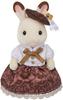 Sylvanian Families Dolls [Chocolate Rabbit Family Anniversary Set] C-74 ST Mark Certified, Ages 3 and Up, Toy Dollhouse, Sylvanian Families, Epoch