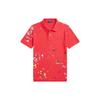 Polo Polo Shirt Paint Splash Cotton Mesh Short Sleeve Kids Tops Red CWPOKNIY8020731-600