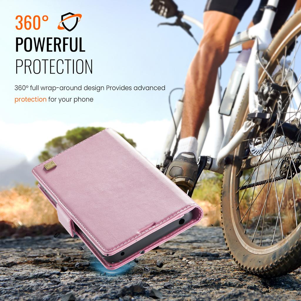 For Xiaomi Redmi Note 14 5G Case AUTSPACE A11 RFID Blocking Retro Leather Cell Phone Wallet Cover