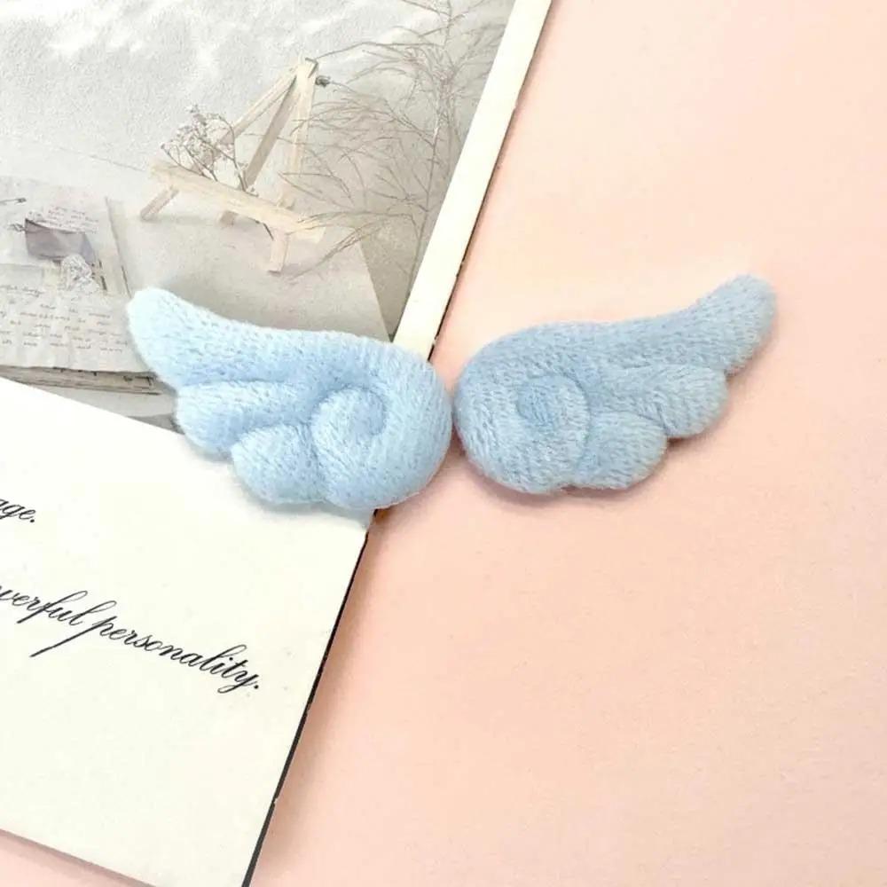 1 Pair Sweet Angel Wings Brooch Plush Angel Wing Badge New Angel Wings Pendant  Decorative