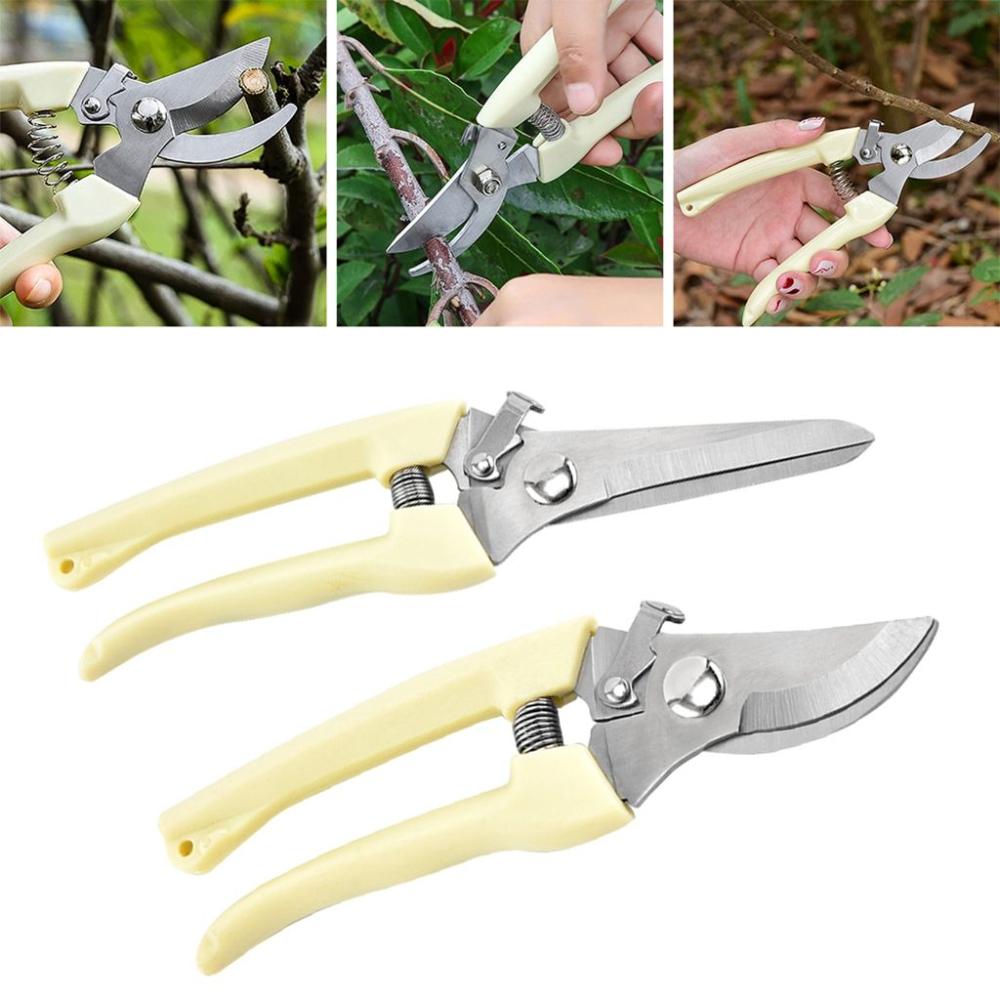 Straight/Bent Head Comfortable Grip Garden Supplies Branch Shears Pruning Shears Grafting Tool