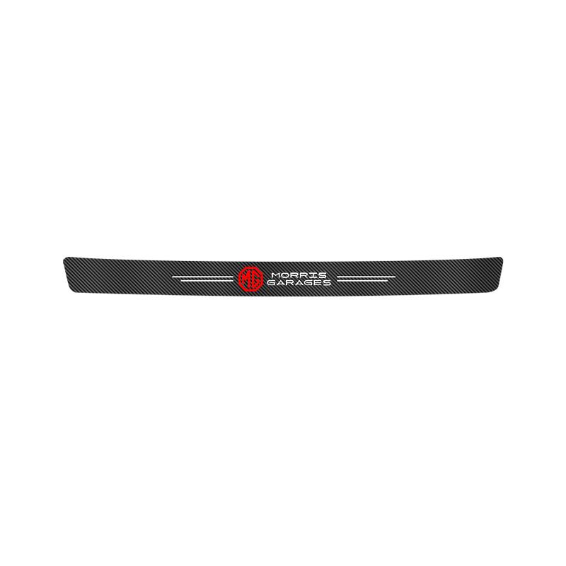 Car Door Sill Stickers Carbon Fiber Leather Anti-stepping Protector For Morris Garages MG MG3 MG5 MG6 MG7 GT GS Hector HS ZS ZX