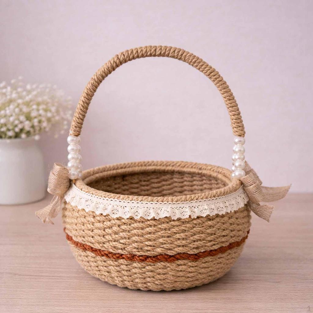 Basket Picnic Camping Dining Room Flowers Breakfast Household Restaurant Easter Eggs