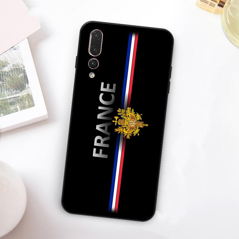 France Flag For Huawei Nova 11 10 9 SE Y70 Y60 Y90 Y61 Y91 Y73 Y72 12i 11i 8i P30 P40 Lite P60 Pro Case