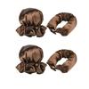 2/4/6pcs Heatless Hair Rollers Set with Satin Caps No Heat Curling Rods Heatless Curls  Sleeping Curl Bar Wave Hair Styling Tool