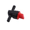 Rubinetto Carburante Universale in Plastica 6mm Inline On Off Adatto per Tubo Flessibile da 1/4