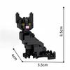 KNEW BUILT Panda Pavone Volpe Pinguino Animale Domestico Gatto Cane Micro Mini Giocattoli da Costruzione-Decorazione Festa Amata dai Bambini,Regalo di Natale,Assemblaggio Puzzle