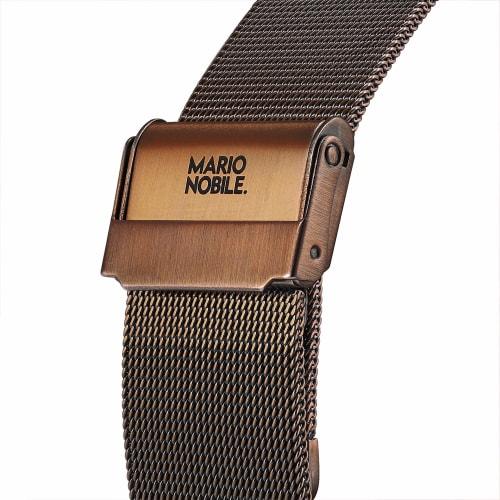 Class Fourteen VOLARE VINTAGE GOLD Mesh Men's Watch VO18VG002M, Officially Imported, Brown