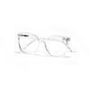 Square Glasses Female Transparent Frame Covering Face Thin Face Plain Mirror Frame