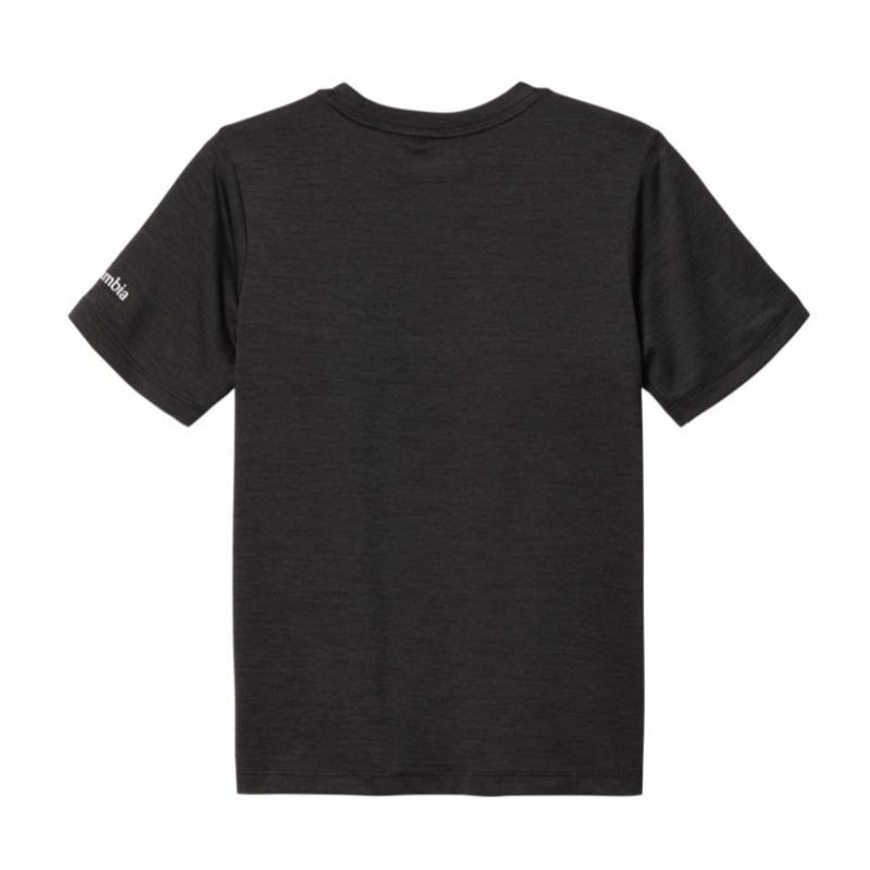 Columbia Kids ShorT Sleeve Graphic T shirT Black