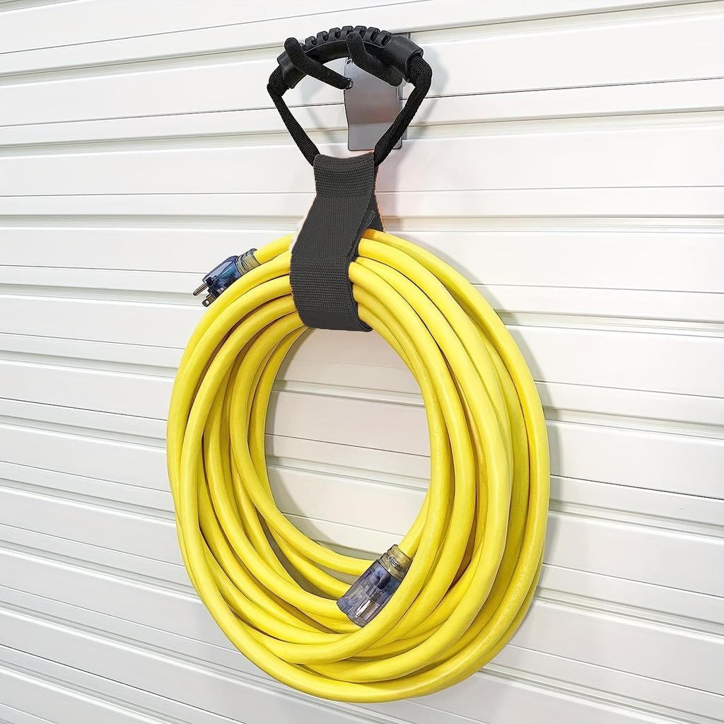 Heavy-Duty Portable Storage Straps with Adhesive Velcro Handles for Cables and Wire Harnesses