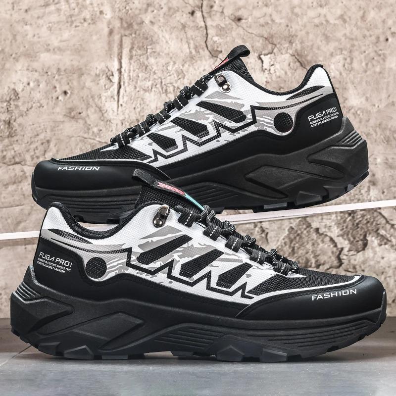 2025 Mens Trail Running Shoes Outdoor Lightweigh Sport Sneakers Salo Fashion Non Slip Breathable Male Walking Training Gym Shoes