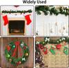 Flexible PVC Christmas Pine Garland Greenery Vines for Xmas Tree Wreath Mantle Staircase Wedding Party Background Decoration
