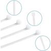 Serres-Câble - Lot de 100 - Plastique - 100mm - 2,5mm - Blanc