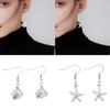 Elegant Shell Stud Earrings Stainless Steel Allergy Resistant Jewelry Lightweight For Women Fashion