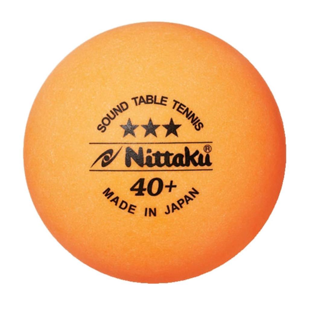 Nittaku Bordtennisball Plasound Ball Blind Bord 3 stk oransje (for tennis) NB-1610