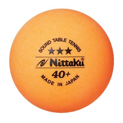 Nittaku Table Tennis Plastic Sound Balls the Pack of Balls, (for Blind), 3, Orange, NB-1610