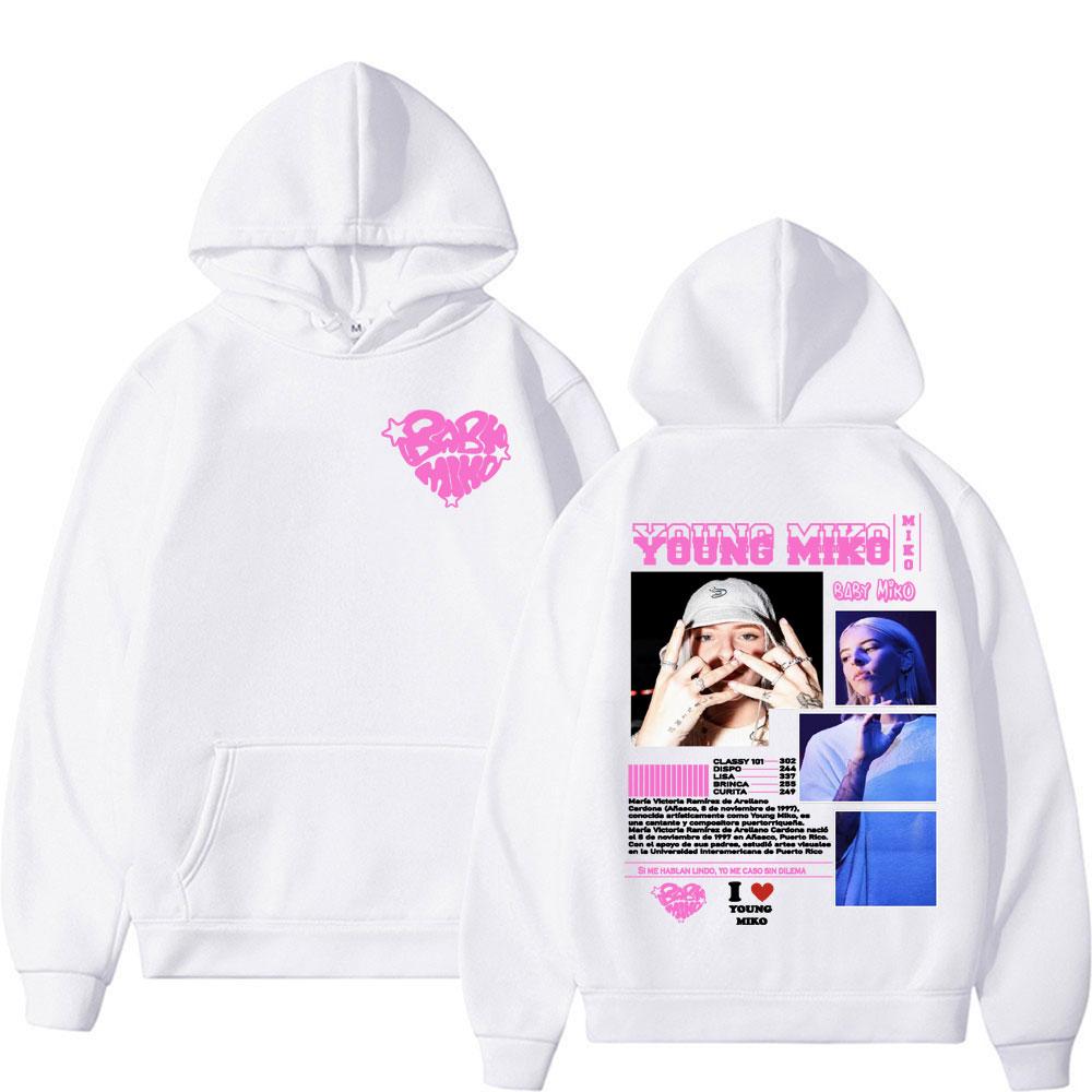 Singer Young Miko Baby Miko Tour Hooded Men Women's Clothing Vintage Casual Fan Gift Sweatshirt Fashion Aesthetic Comfort Hoodie