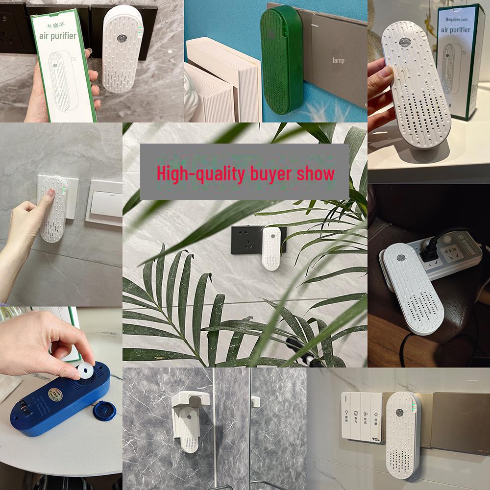 Mini Air Purifier for Small Rooms: Smoke, Odor, Formaldehyde Removal with Negative Ion Oxygen Bar and Sterilization