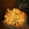 LED Bubble Ball Water Drop Colorful Outdoor String Lights, Battery/USB Powered for Camping & Festival Decorations