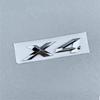 3D ABS Black Chrome Car Letters Rear Trunk Emblem Badge X1 X2 X3 X4 X5 X6 X7 Logo For BMW E70 E53 F15 G05 Decals Sticker Styling