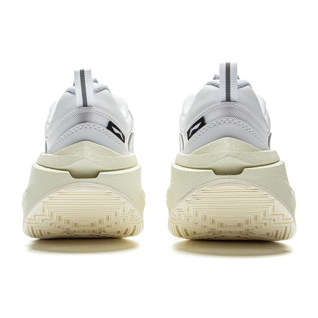 Li Ning Absolute Shadow CRC 2.0 Reflective Trendy Sports Cushioning Rebound Low-Top Running Shoes Women Sneaker Standard-White AZGV034-1