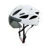 Mountainbike-Helm mit Brille, Integrierter Reithelm, Atmungsaktive Kappe für Damen und Herren, Winddicht für Zusteller