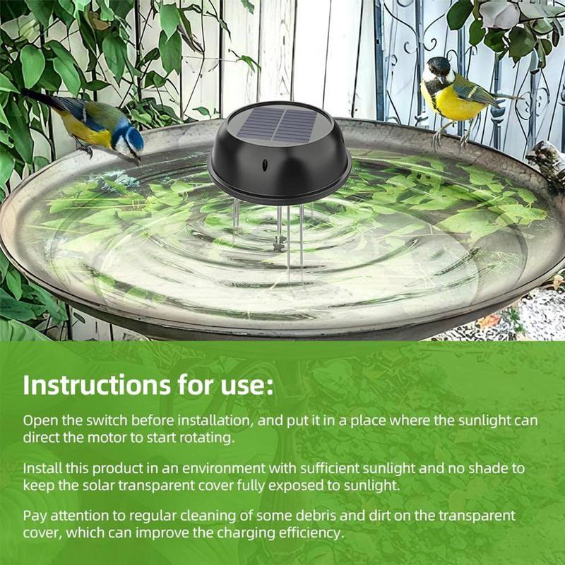 

Bird Bath Agitator Birdbath Accessories 0.5W Pond Fountains Garden Pumps Round Shaped Bubbler Pool Decoration france