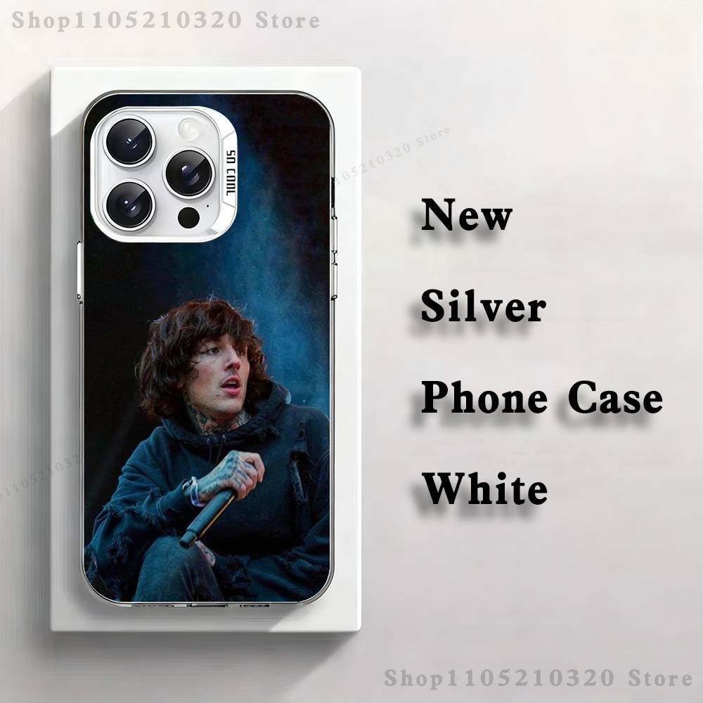 B-Bring Me The Horizon Phone Case For iPhone 17,16,15,14,13,12,11,Pro,Max,Plus,Mini,XS,SE Anti Fall White Matte Hard Bumper