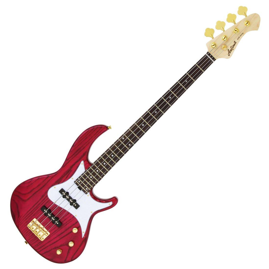 

AriaProII electric bass SPK pink ash body maple neck rose fingerboard soft case included RSB-42AR see-through 3-piece