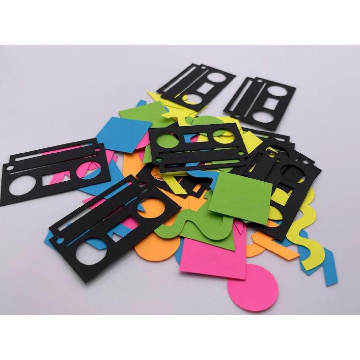 100PCS 90s Bachelorette Table Confetti & Decor - Bach To The 90s - 30th Birthday