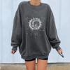 Women's Tops Winter Sun Printing Sweatshirt Pullover Tops