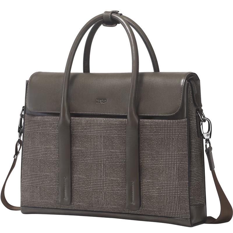 Мужской кожаный деловой портфель BVP 14 inch