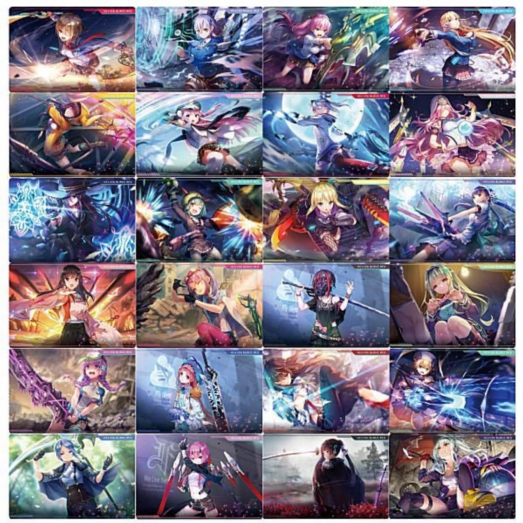 

Heaven Burns Red Вафли 1-е издание x 24 вида набор полный набор не Карточки Конфеты в комплекте. только.