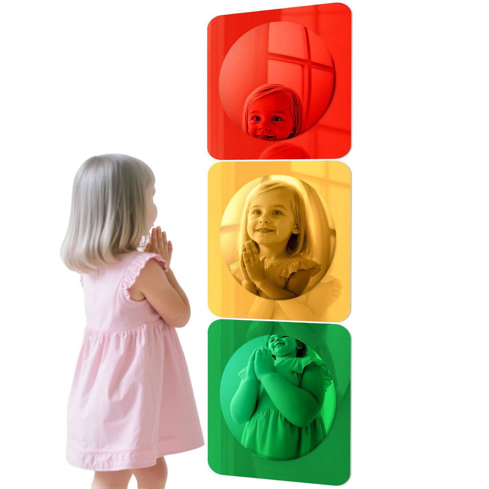 3Pcs Strong Perceptual Reflectors for Early Learning and Motor Skill Development
