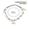 Salircon Creative Ethnic Coconut Husk Scallop Beaded Pendant Choker Necklace Men Summer Ocean Beach Vacation Collar Neck Jewelry