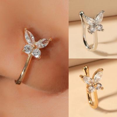 Cerchio per il naso decorativo sexy senza piercing