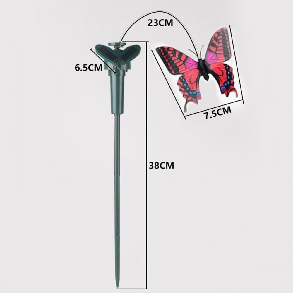 Solar Powered Hummingbird Realistic Solar Energy Bird Toy Flying Dancing Hummingbirds Garden Stake Patio Decoration
