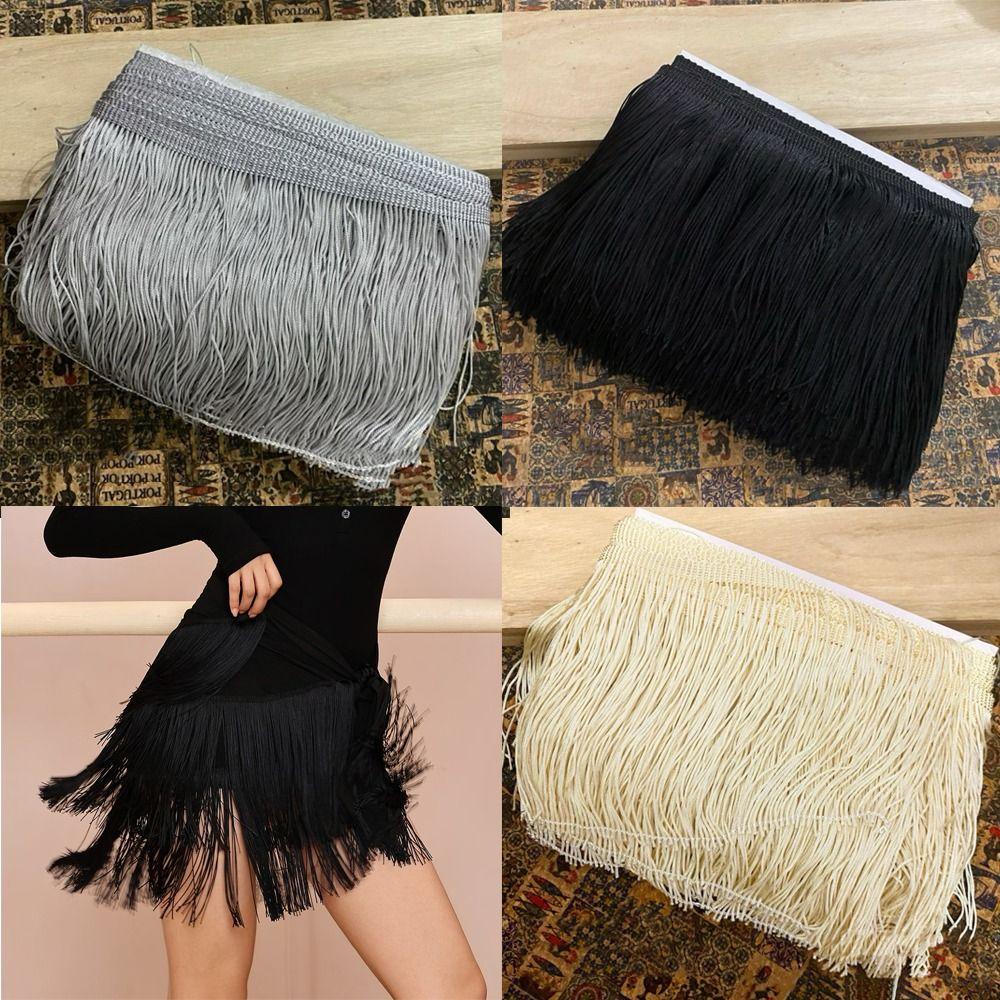 10 Yards Polyester Fringe Trim 6 Inches Tassel Trim Lace Trim Ribbon  Home Accessory