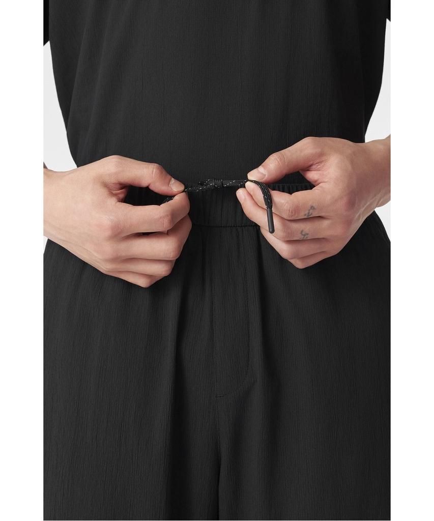 Koolongseupocheu Men'S Crease Length Pants (Set-Up) Tlpnm26611Blk