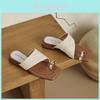 Summer French Minimalist Sandals With Breathable Faux Leather For Casual Wear