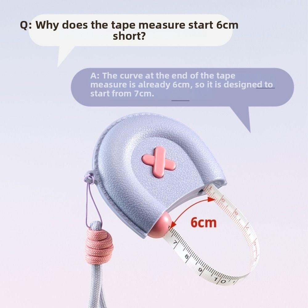 Automatic Rewind Soft Tape Measure Fiberglass Tape Sewing Tape Measure Clothing Measurement